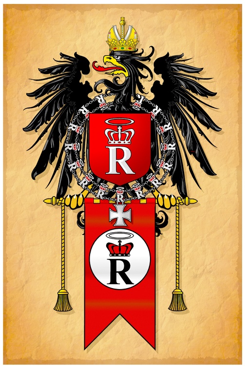 aguia imperial fundo colorido